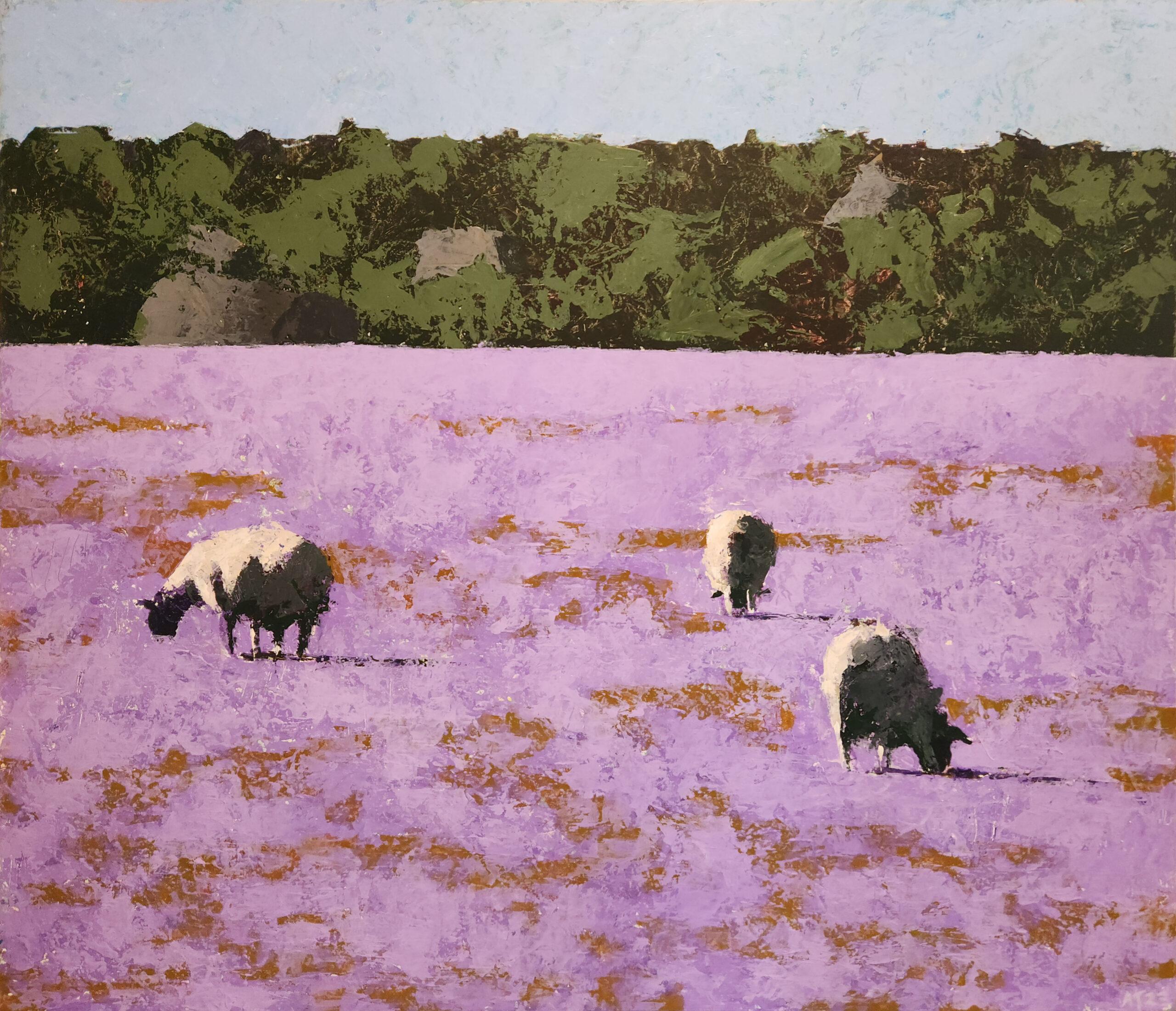 Alastair Taylor, Namaqualand sheep 2024, acrylic on board, courtesy the artist.